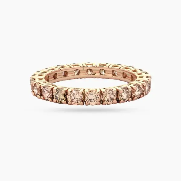 Eternity Band Champagne Diamonds