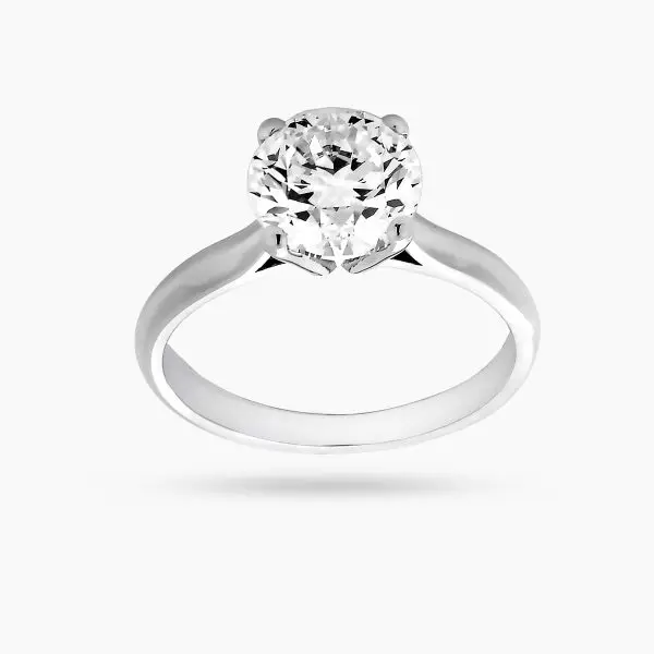 Classic Four Prong Solitaire Diamond Ring