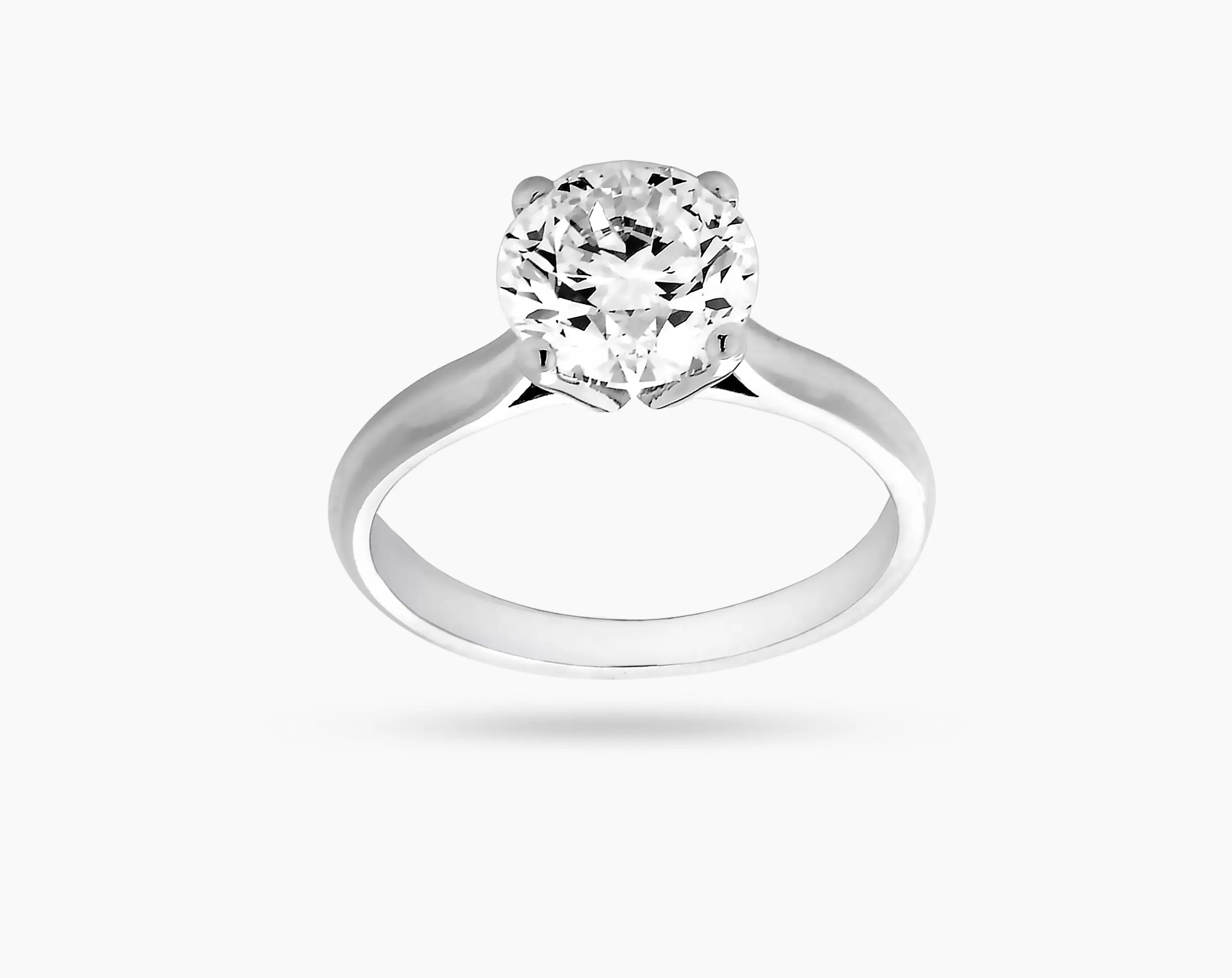 Classic Four Prong Solitaire Diamond Ring