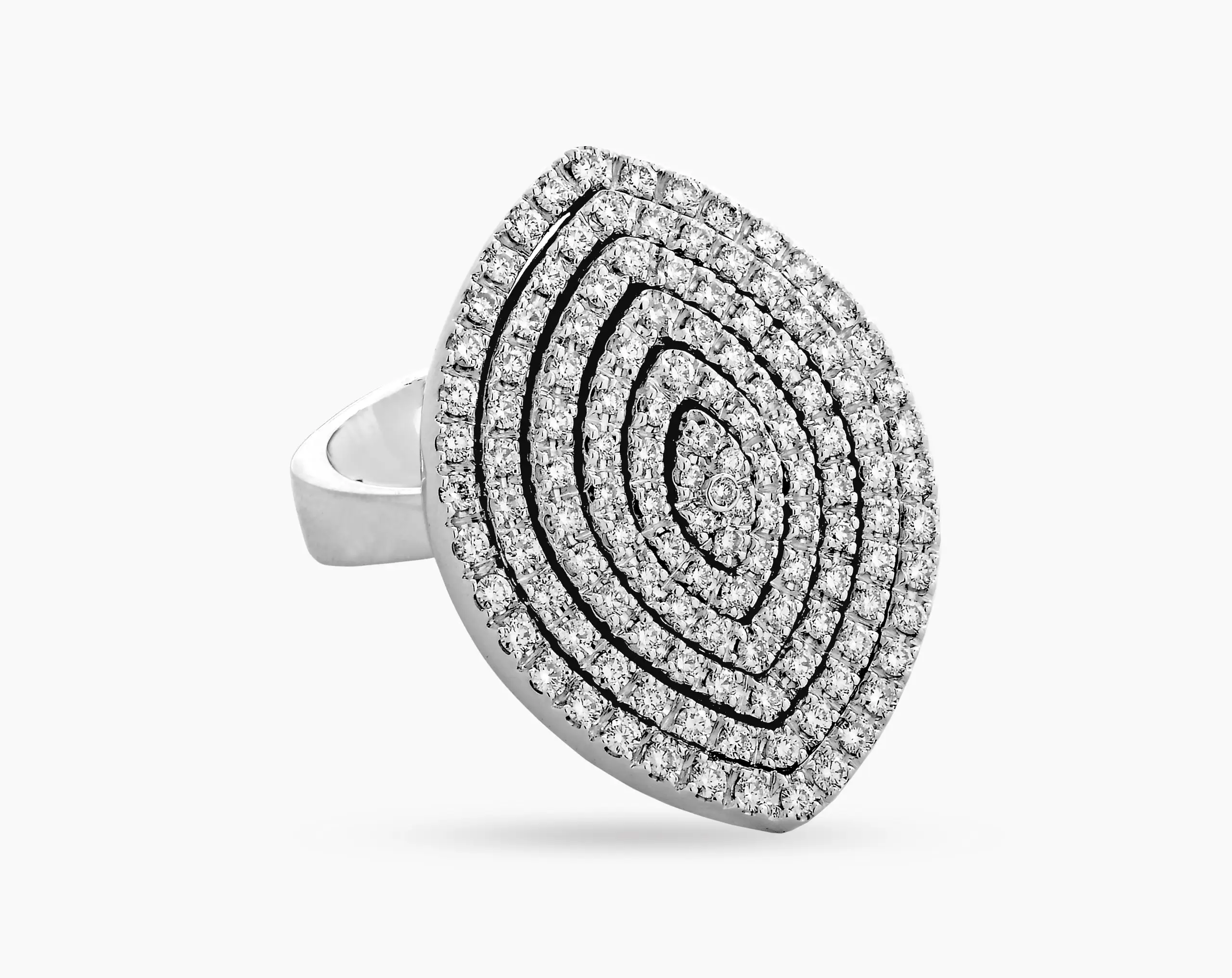 Movable Ellipse Diamond Ring