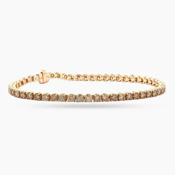 Tennis Bracelet Champagne Diamonds