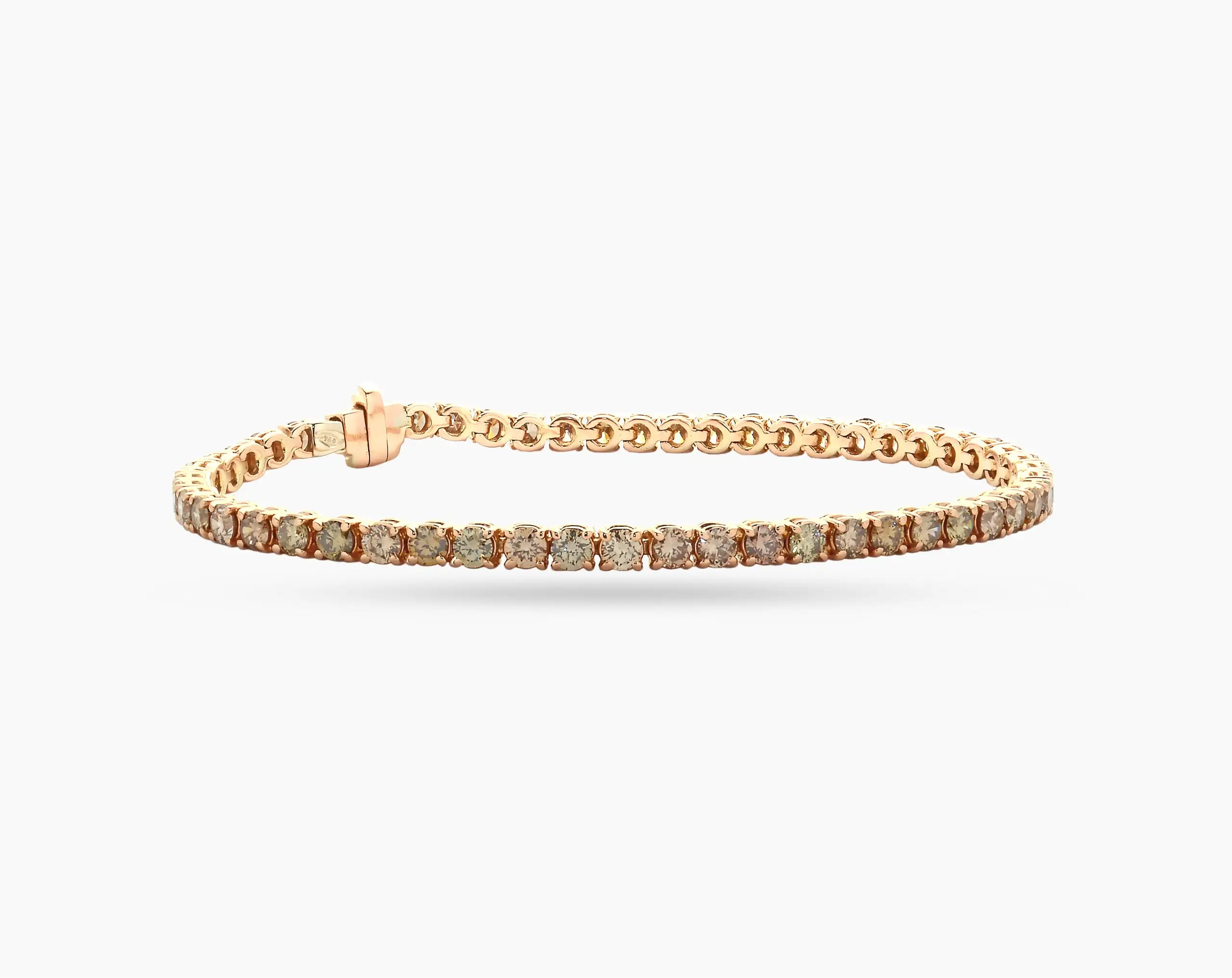 Tennis Bracelet Champagne Diamonds