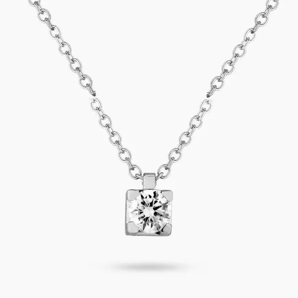 Solitaire Diamond Pendant