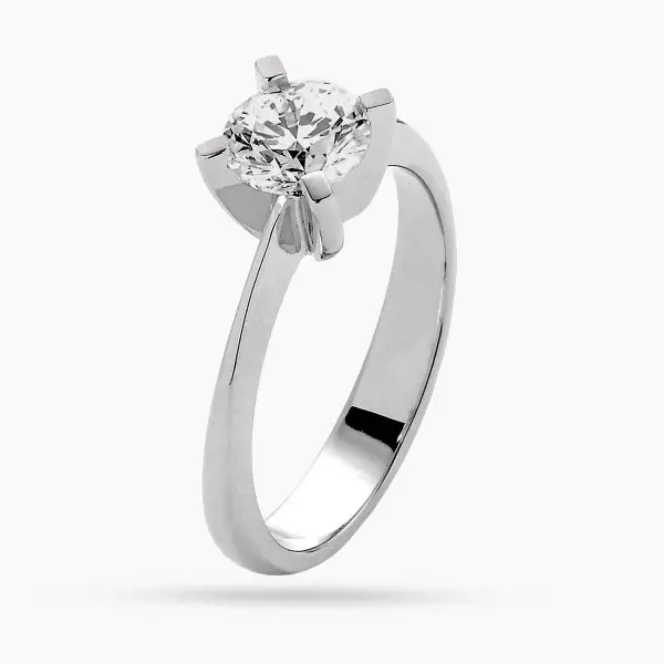 Classic Four Prong Solitaire Diamond Ring