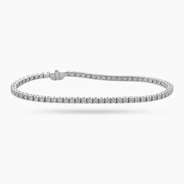 Tennis Bracelet White Diamonds