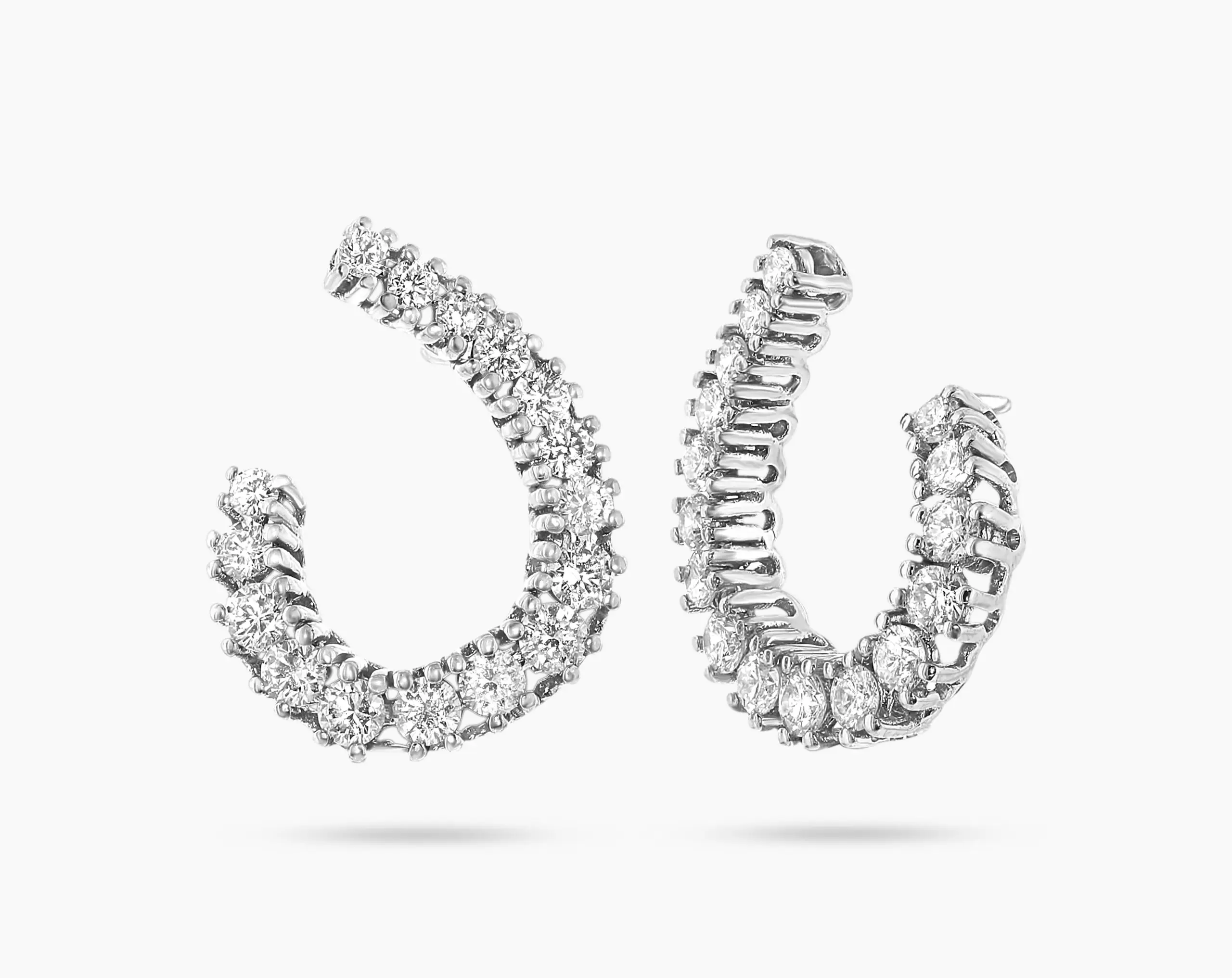 Comma Diamond Earrings